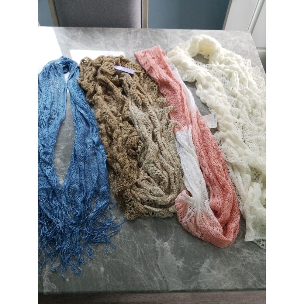 Beautiful lot of scarves 4 total